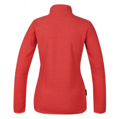 Ladies skiing sweatshirt SELENA coral stripe 2