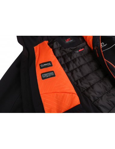 Men's jacket MARCOS anthracite (orange)
