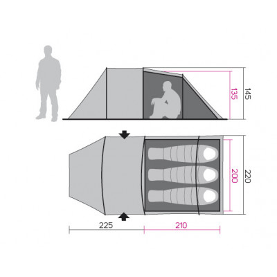 Tent Shelter 3 capulet olive 2