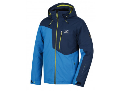 Men's skiing jacket CAMBER mykonos blue/midnight navy