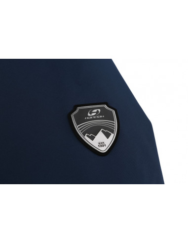 Men's skiing jacket CAMBER mykonos blue/midnight navy