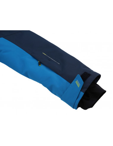 Men's skiing jacket CAMBER mykonos blue/midnight navy