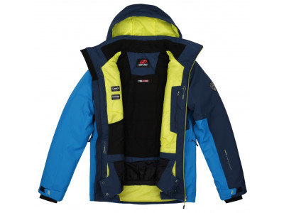 Men's skiing jacket CAMBER mykonos blue/midnight navy