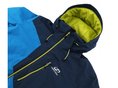 Men's skiing jacket CAMBER mykonos blue/midnight navy