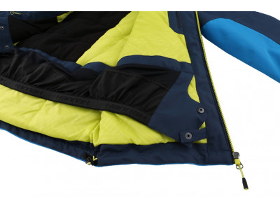 Men's skiing jacket CAMBER mykonos blue/midnight navy