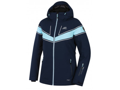 Ladies skiing jacket KIELY midnight navy/aqua splash
