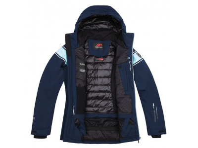 Ladies skiing jacket KIELY midnight navy/aqua splash