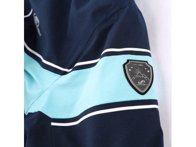 Ladies skiing jacket KIELY midnight navy/aqua splash