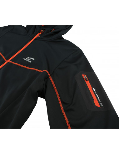 Men's sweatshirt TELFORD anthracite (orange)