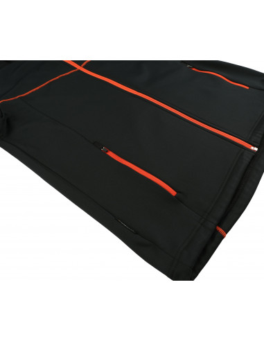 Men's sweatshirt TELFORD anthracite (orange)