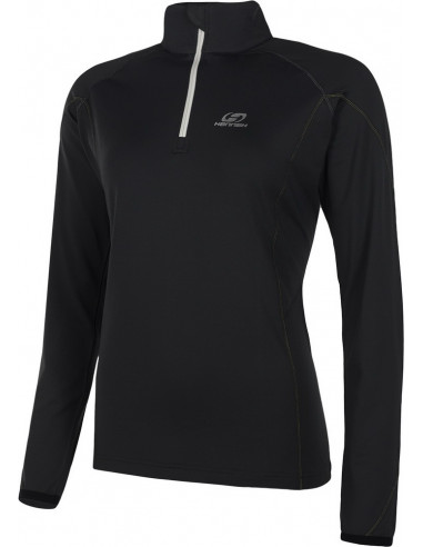 Ladies zip neck MONIKA LT Graphite