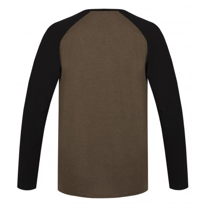 Men's leisure time T-shirt with long sleeves NEBU thyme mel/anthracite 2