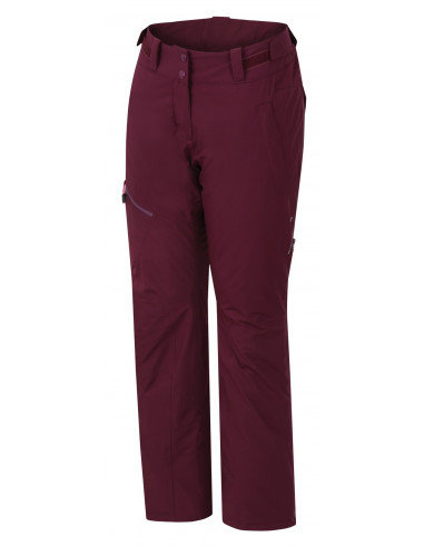 Ladies skiing pants TIBI II grape wine