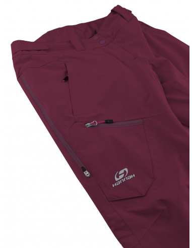 Ladies skiing pants TIBI II grape wine