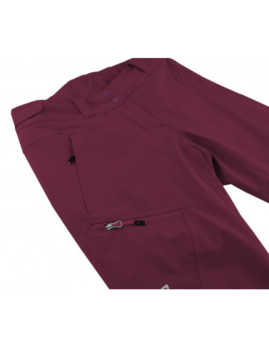 Ladies skiing pants TIBI II grape wine