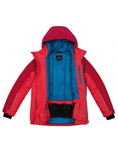 KIDS skiing jacket RAFFAELA JR teaberry/jazzy