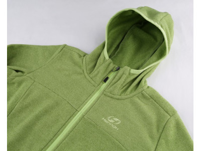 Ladies skiing sweatshirt BERNIE greenery stripe