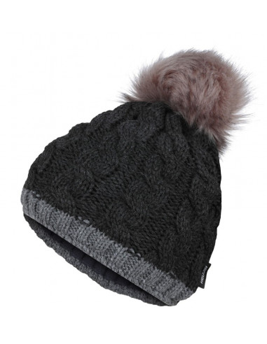 Ladies  cap DARIONA dark gray mel