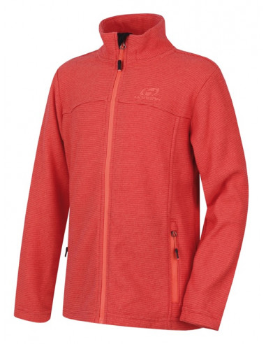 KIDS skiing sweatshirt TAURUM JR coral stripe