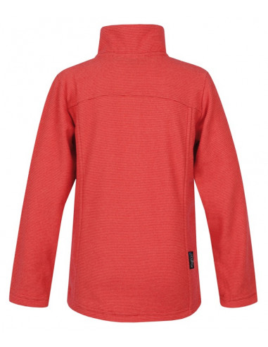 KIDS skiing sweatshirt TAURUM JR coral stripe