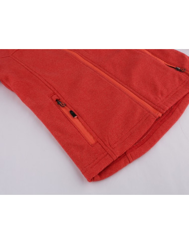 KIDS skiing sweatshirt TAURUM JR coral stripe