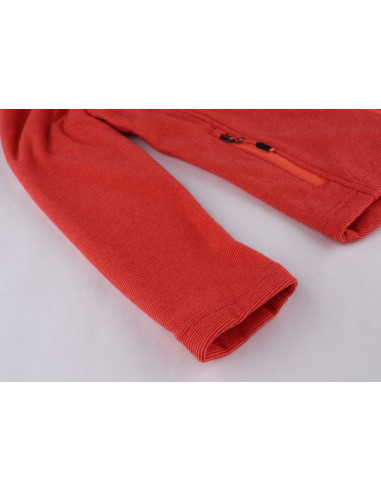 KIDS skiing sweatshirt TAURUM JR coral stripe