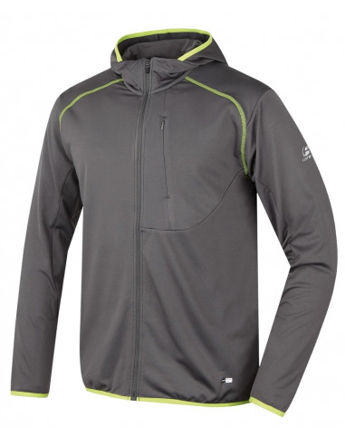 Men's zip neck Matano Pewter