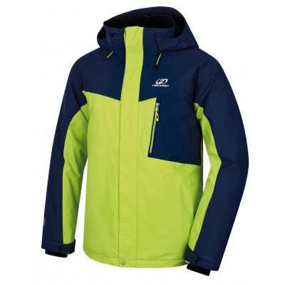 Men's jacket Juval Lime punch/dark denim