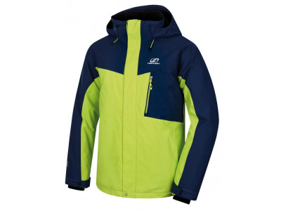 Men's jacket Juval Lime punch/dark denim