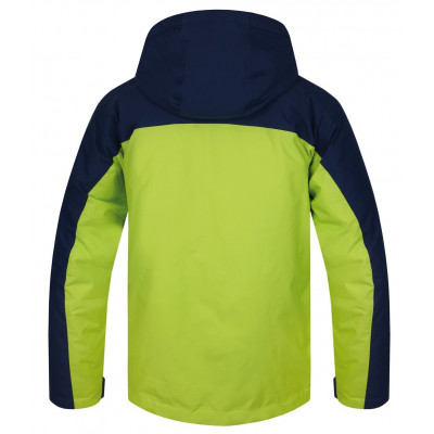 Men's jacket Juval Lime punch/dark denim 2