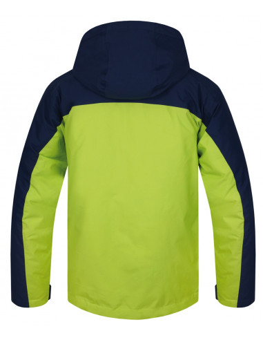Men's jacket Juval Lime punch/dark denim
