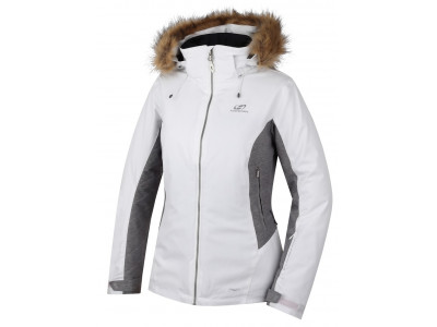 Ladies jacket Sachin Bright white/steel mel
