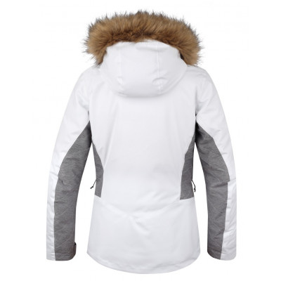 Ladies jacket Sachin Bright white/steel mel 2