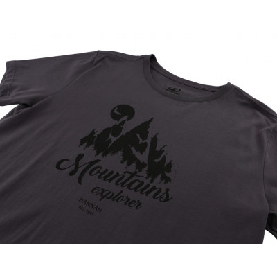 Men's leisure time T-shirt short sleeves EMBLEM magnet