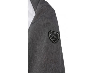 Ladies skiing jacket NANETT bright white/gray mel