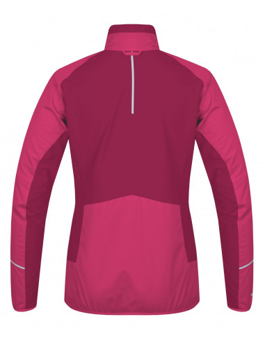 Ladies cross-country skiing jacket FLUENCE raspberry sorbet