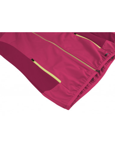 Ladies cross-country skiing jacket FLUENCE raspberry sorbet