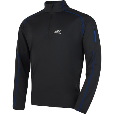 Men's zip neck PARKER LT Graphite