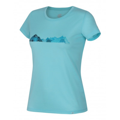 Ladies t-shirt Corey Aqua splash