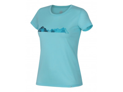 Ladies t-shirt Corey Aqua splash