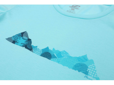 Ladies t-shirt Corey Aqua splash