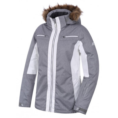 Ladies jacket Jill Frost mel/bright white