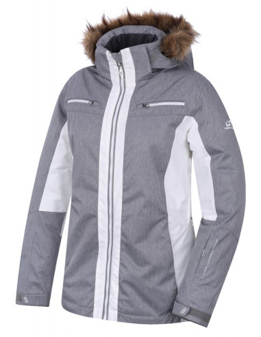 Ladies jacket Jill Frost mel/bright white