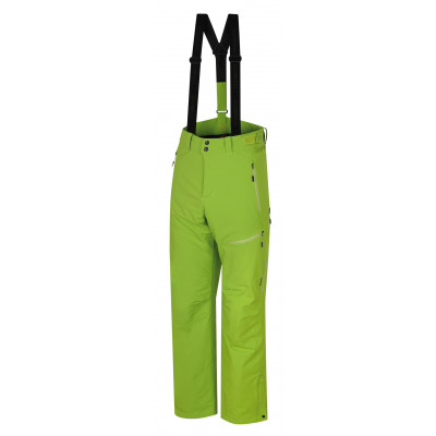Men's skiing pants AMMAR lime green