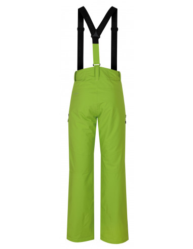 Men's skiing pants AMMAR lime green