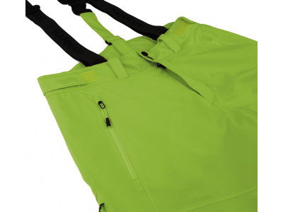 Men's skiing pants AMMAR lime green