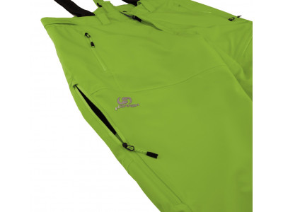Men's skiing pants AMMAR lime green