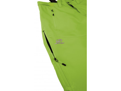 Men's skiing pants AMMAR lime green