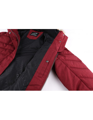 Ladies city jacket RAOLA garnet mel