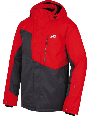 Men's jacket JURGEN racing red/anthracite